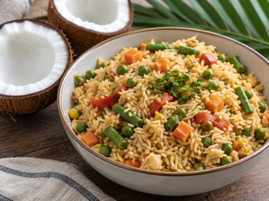 Coconut Rice – finished dish