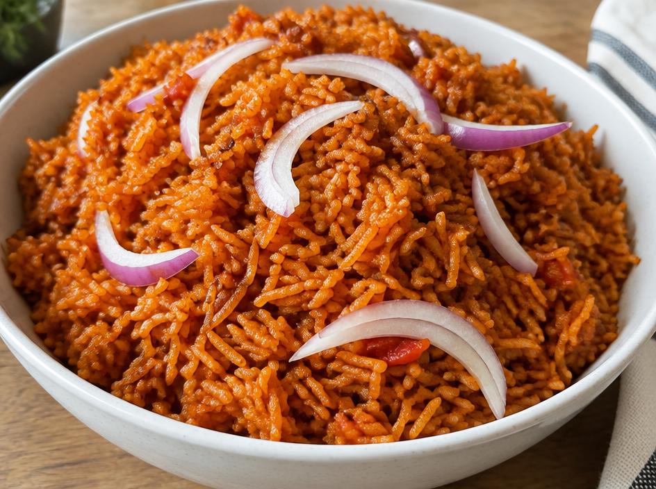 Jollof Rice – finished dish
