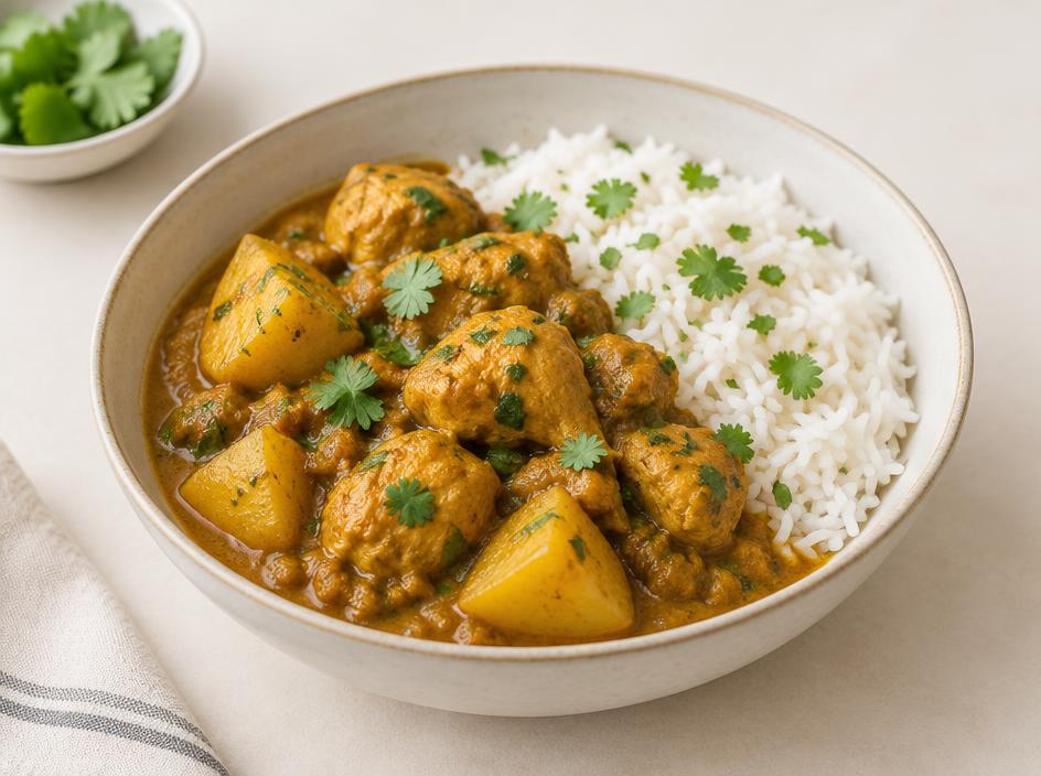 Potato Chicken Curry – finished dish